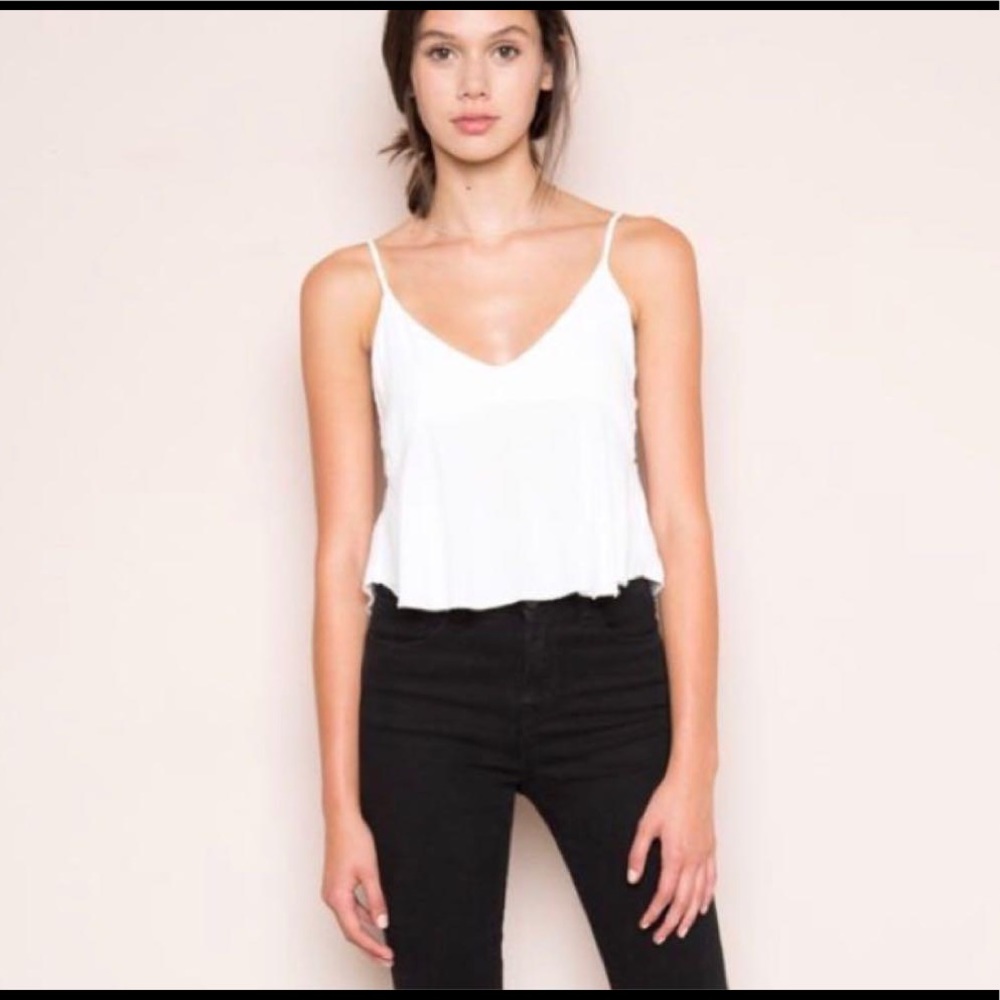 Brandy Melville white tank top